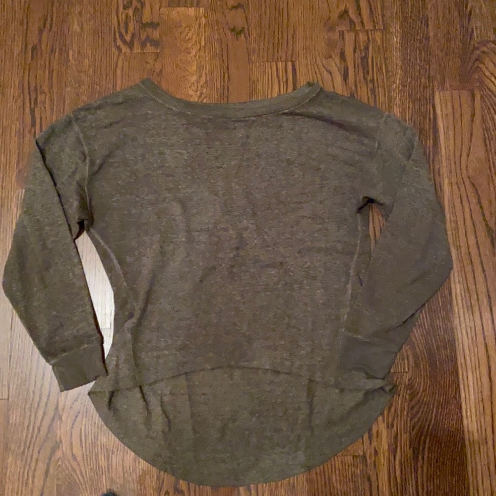 Like New! Lightweight Army Green Sweatshirt